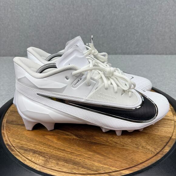 Nike Vapor Edge Elite 2 Football Cleats Men's 10.5 Carbon White Black FZ4268-100 - Picture 1 of 7